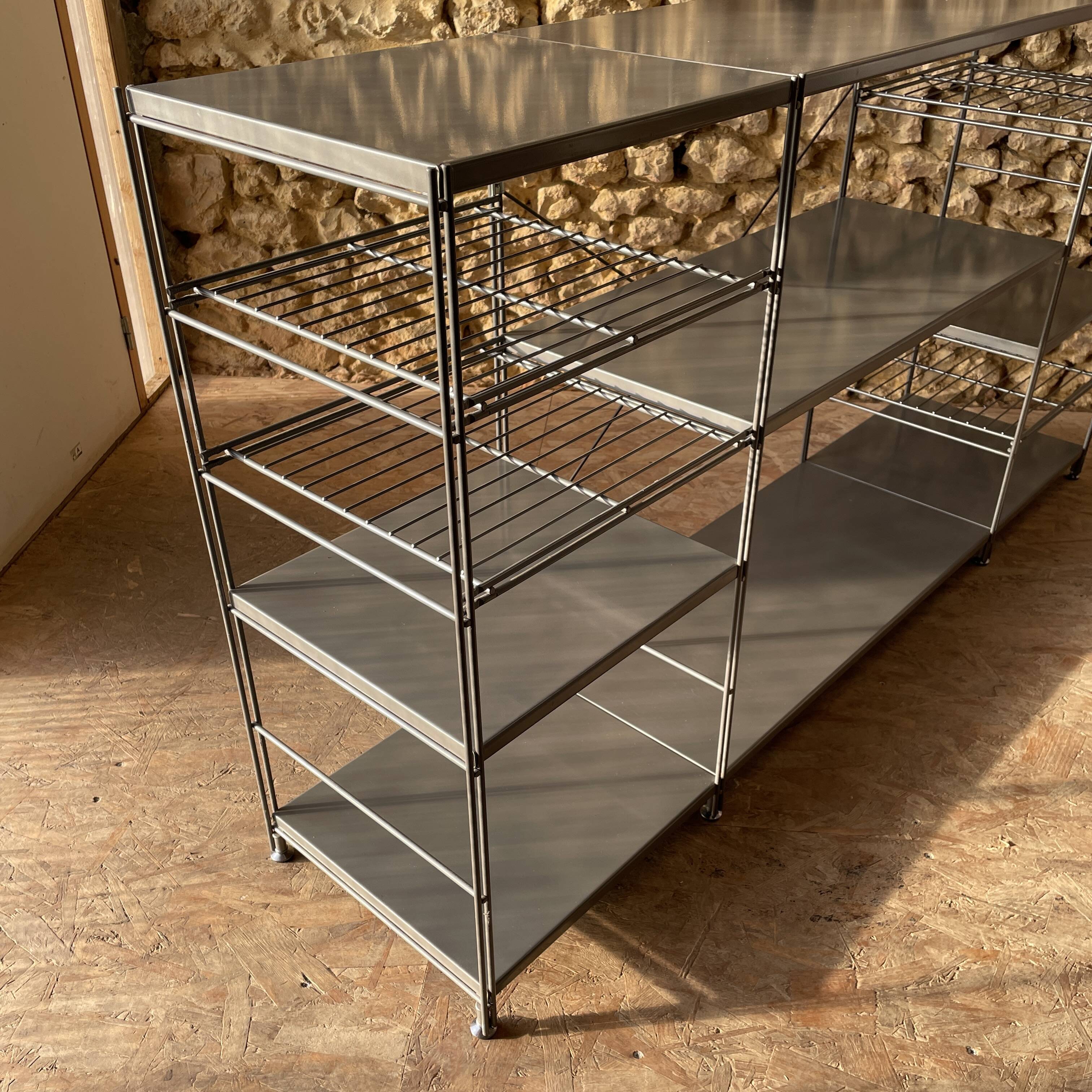 Modular metal shelf Niels Gammelgård - IKEA