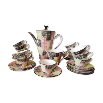 Vintage coffee service 70 Sarreguemines