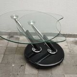 Modular pedestal table-Maison Draenert by Georg Appleshauser circa 1980