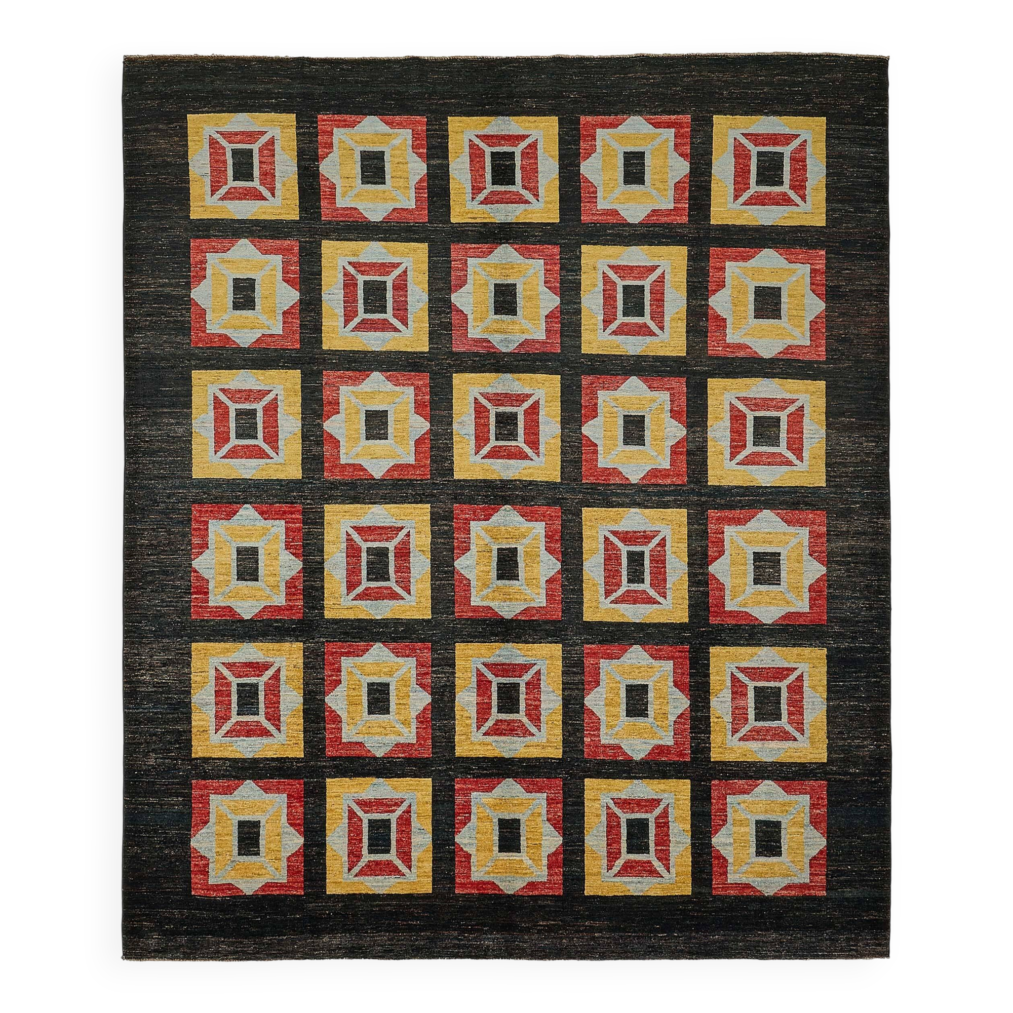 Turkish Handknotted Wool Oushak Rug 270 cm x 315 cm