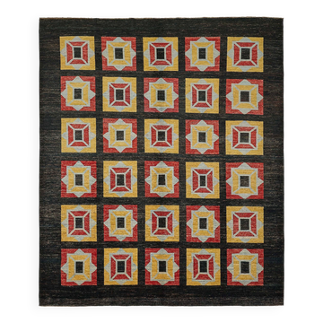 Turkish Handknotted Wool Oushak Rug 270 cm x 315 cm