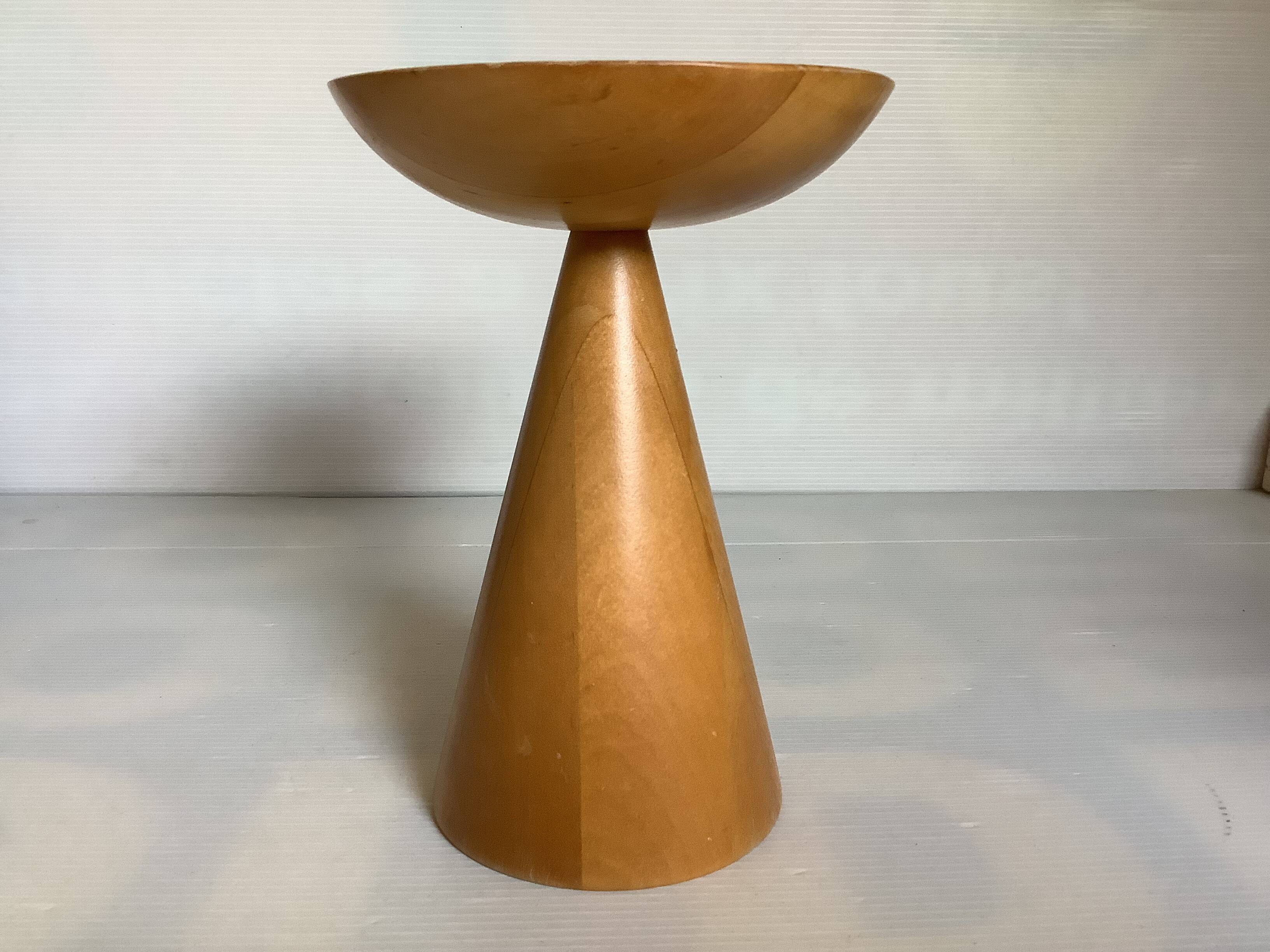 Scandinavian style wooden candle holder