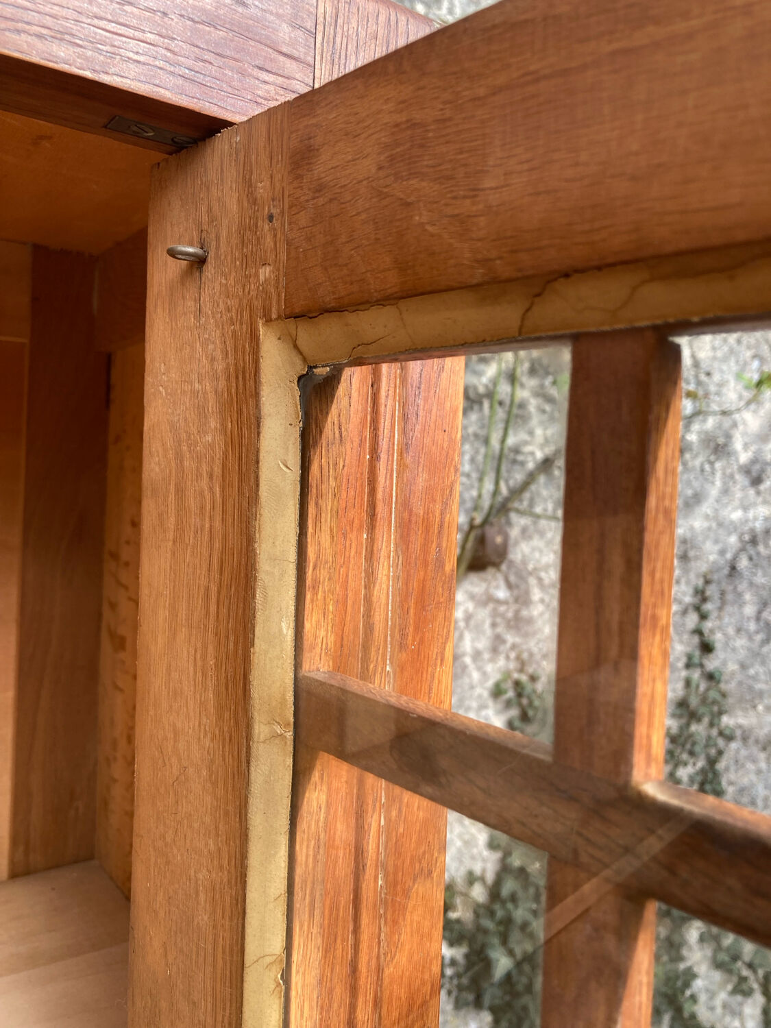 Vintage glass cabinet