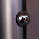 Chandelier 1970 brushed aluminum design