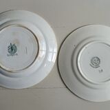 2 plates earth of iron Saint Amand and Moulin des Loups