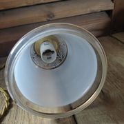 Walkman lamp lampshade in sandblasted glass art deco gilded old vintage