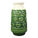 Large Mid-Century BAY Keramik Green Relief Vase, West Germany, 1970s