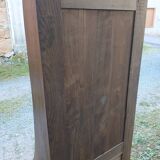 Wooden coat rack trunk