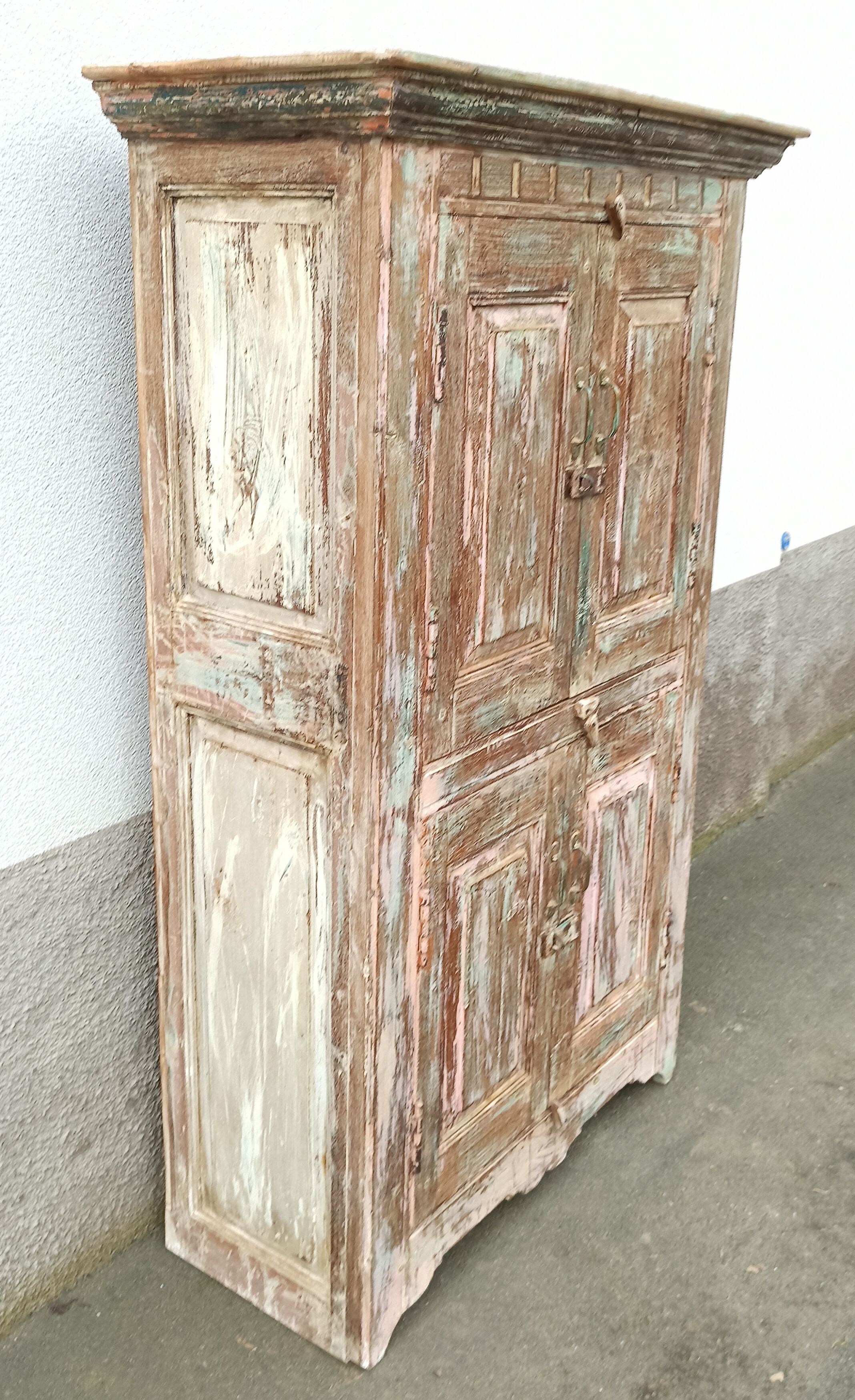 Antique wooden wardrobe