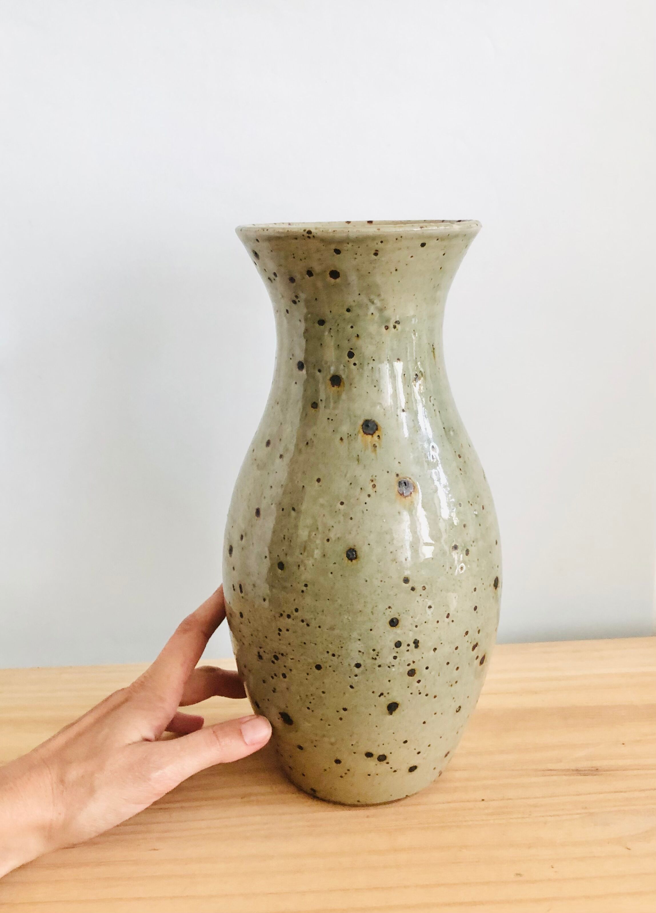 Vintage pyrite sandstone vase