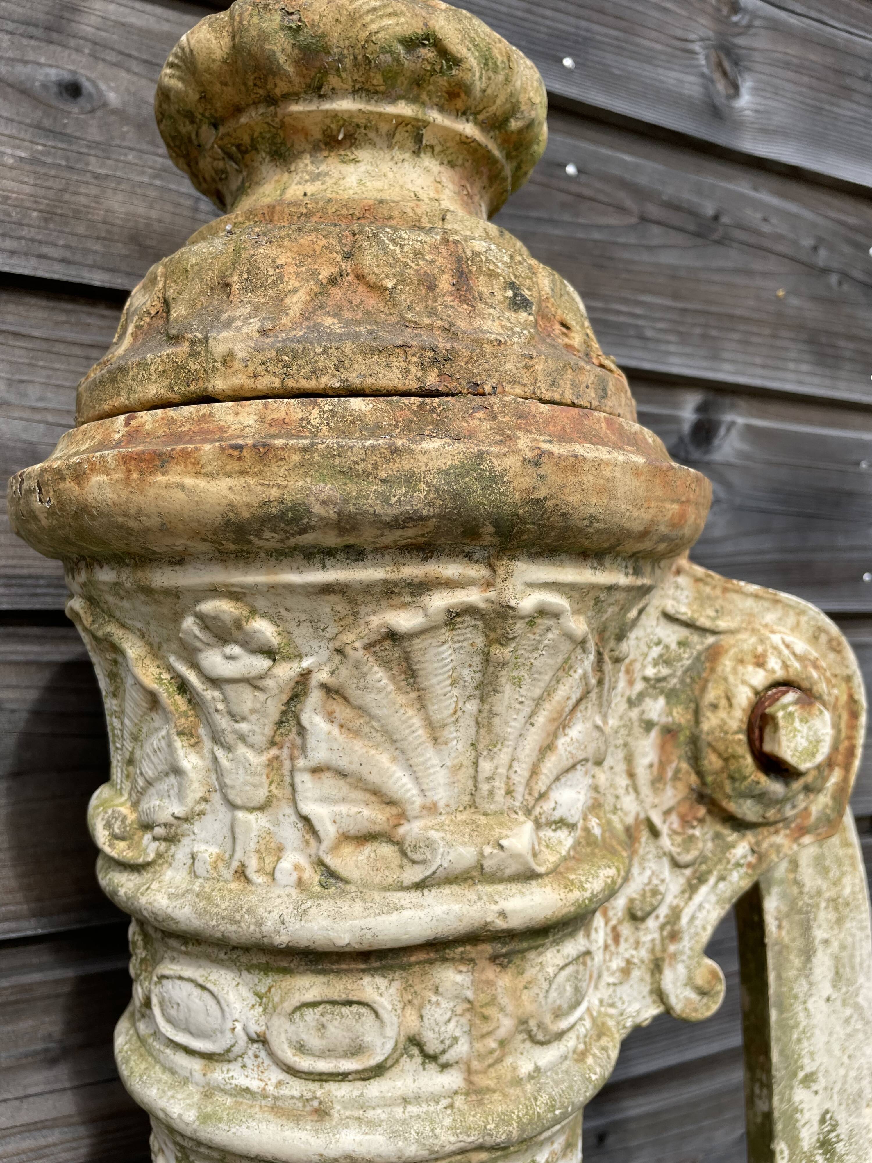 Old cast iron pump