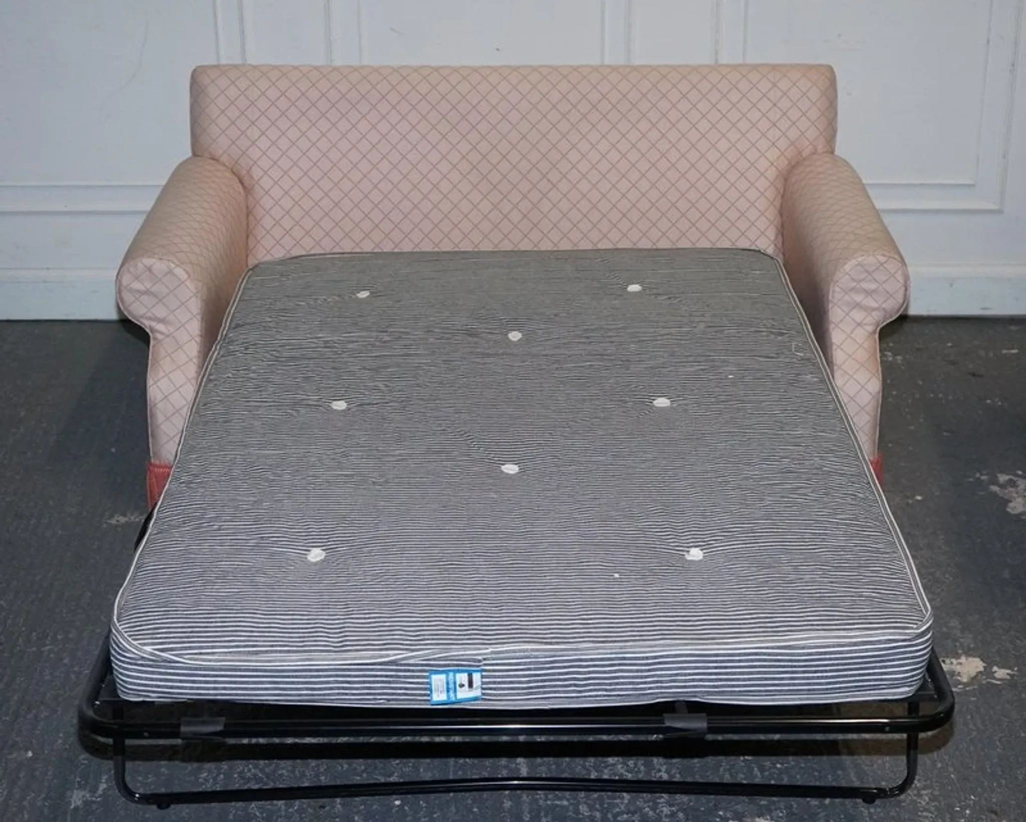 Two-Seater Sofa from Country House with Cushioned Pillows, England