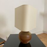 Lampe en grès vintage