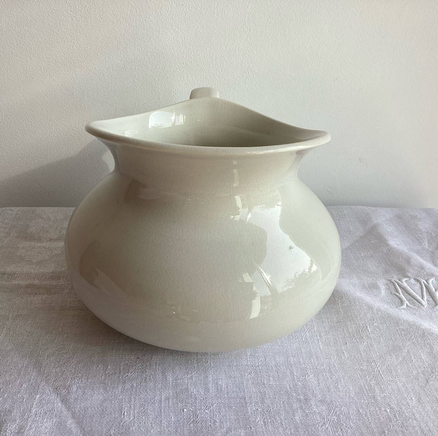 Digoin Sarreguemines pitcher