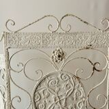 Old wrought iron fireplace screen - 8 kilograms