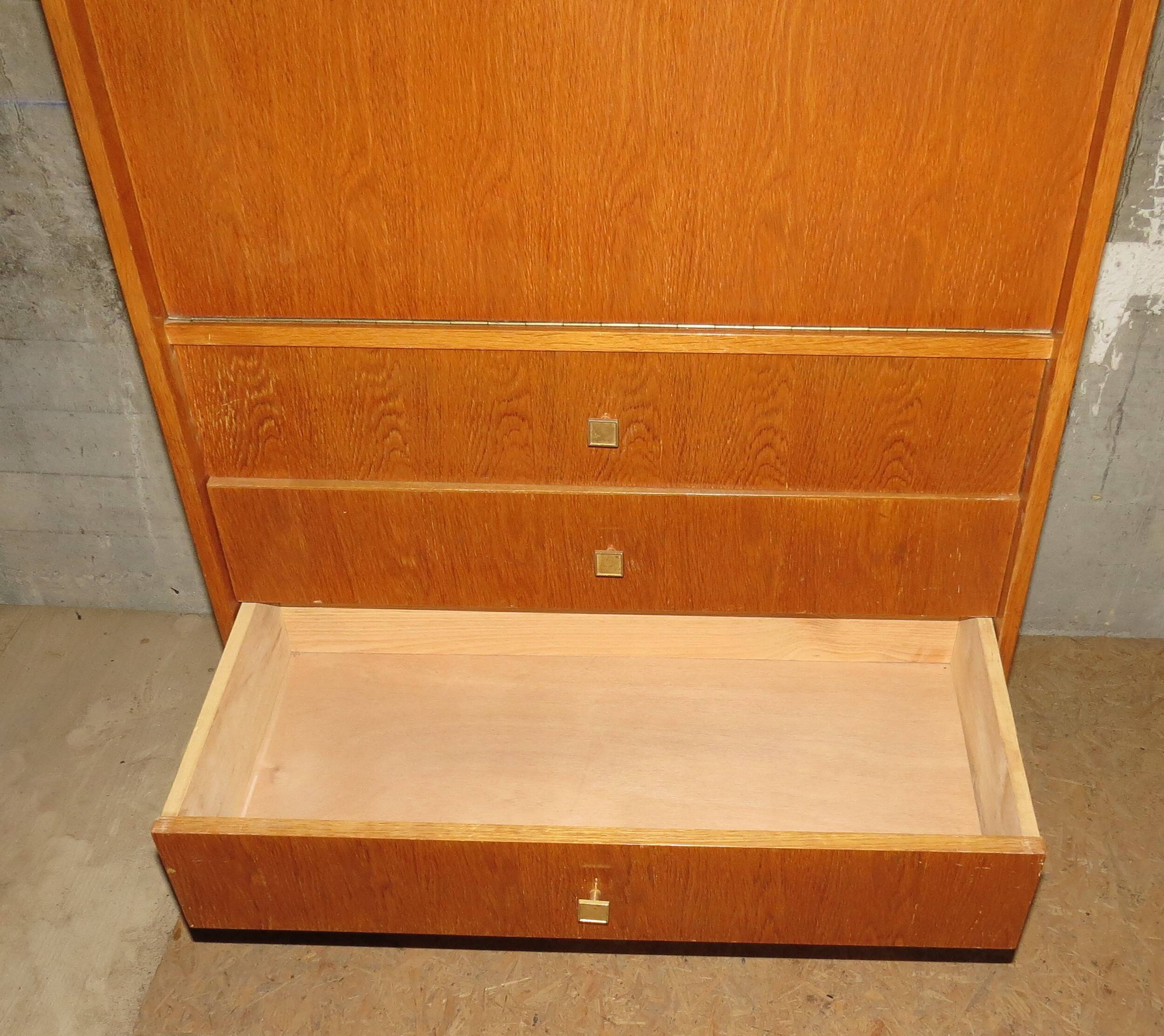 60's secretary with 3 drawers