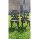 Garden iron chairs