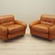 Leather armchair, Italian design, 1970s, production: Italy