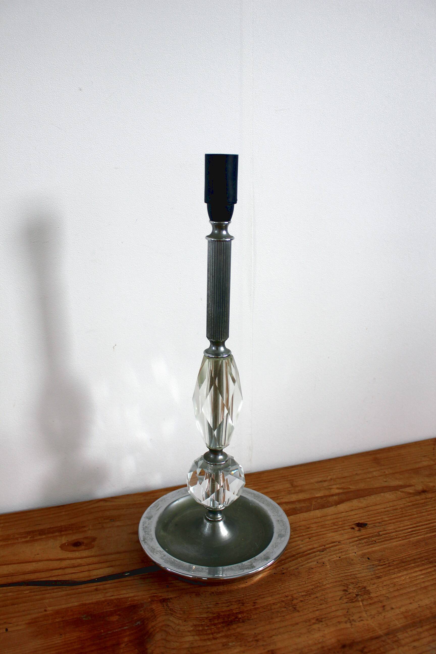 Vintage art deco lamp base from the 50s