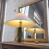 Lampe à facettes en laiton