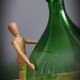 Dame-jeanne 10L verte ronde