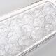 Art Deco glass serving tray - pansies flowers Vallerysthal Portieux