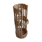 Natural wicker chopstick pan