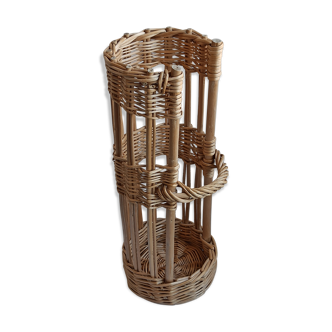 Natural wicker chopstick pan