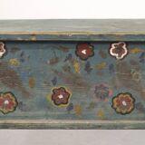 Painted Folk Art Marriage Chest