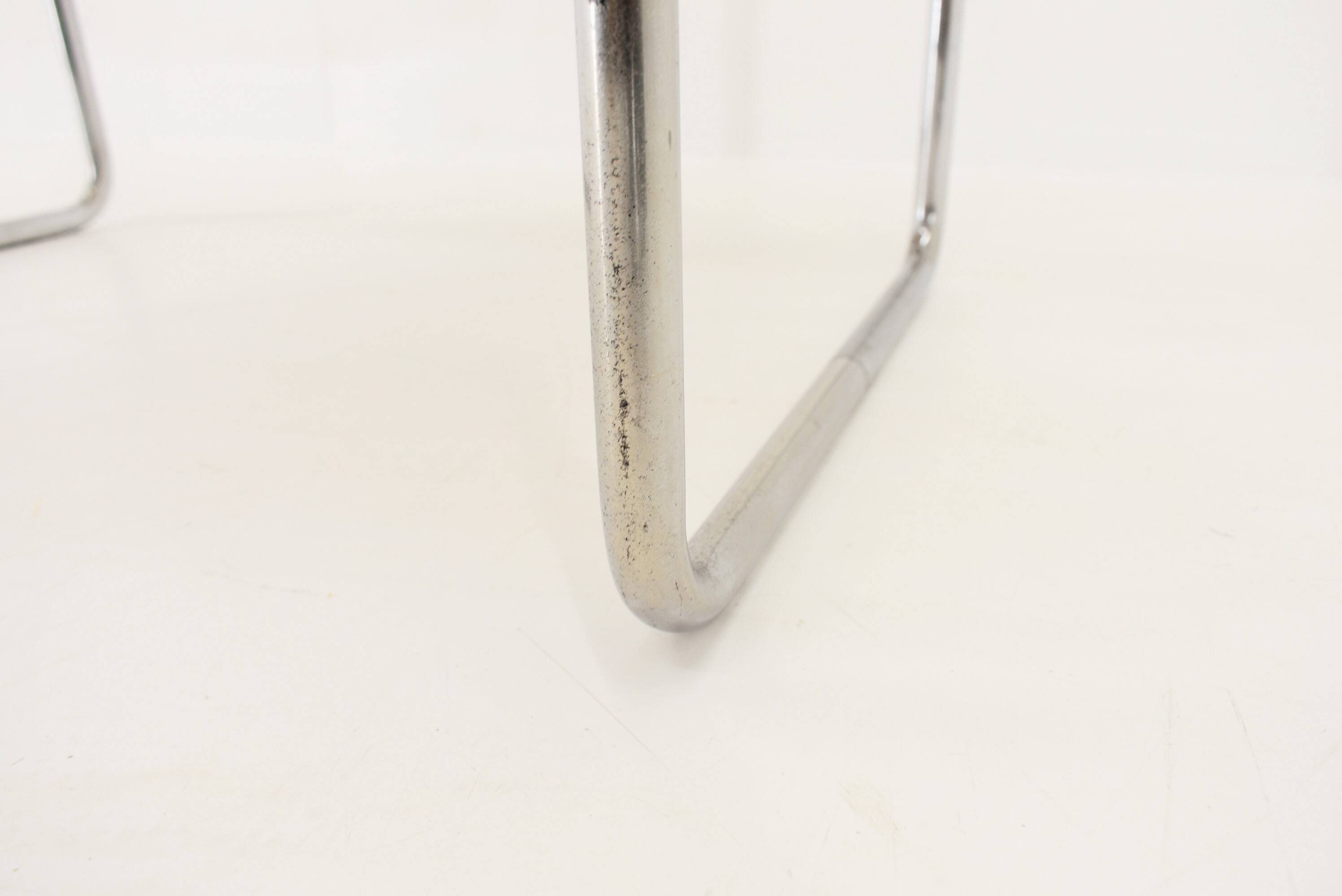 Table Bauhaus Chromée par Marcel Breuer pour Mucke Melder, 1930s