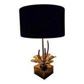 Lampe de table Nenuphar en bronze et laiton par Maison Charles années 1960