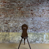 Tripod brutalist chair