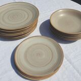 Set 17 plates Niderviller model Pierre