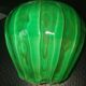 Green ceramic vase with moiré effect, circa 1930
