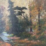Signed landscape from the beginning of the 20th century