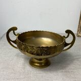 Saladier art nouveau en laiton
