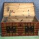 Fir chest with original painting-early twentieth
