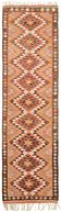 Turkish Handwoven Vintage Herki Kilim 101 cm x 321 cm