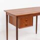 Teak drop-leaf desk