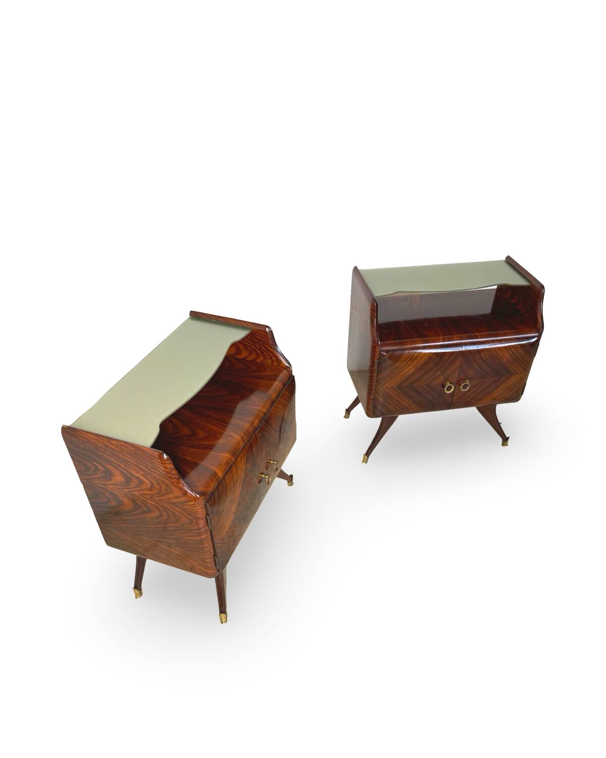 midcentury rosewood nightstands