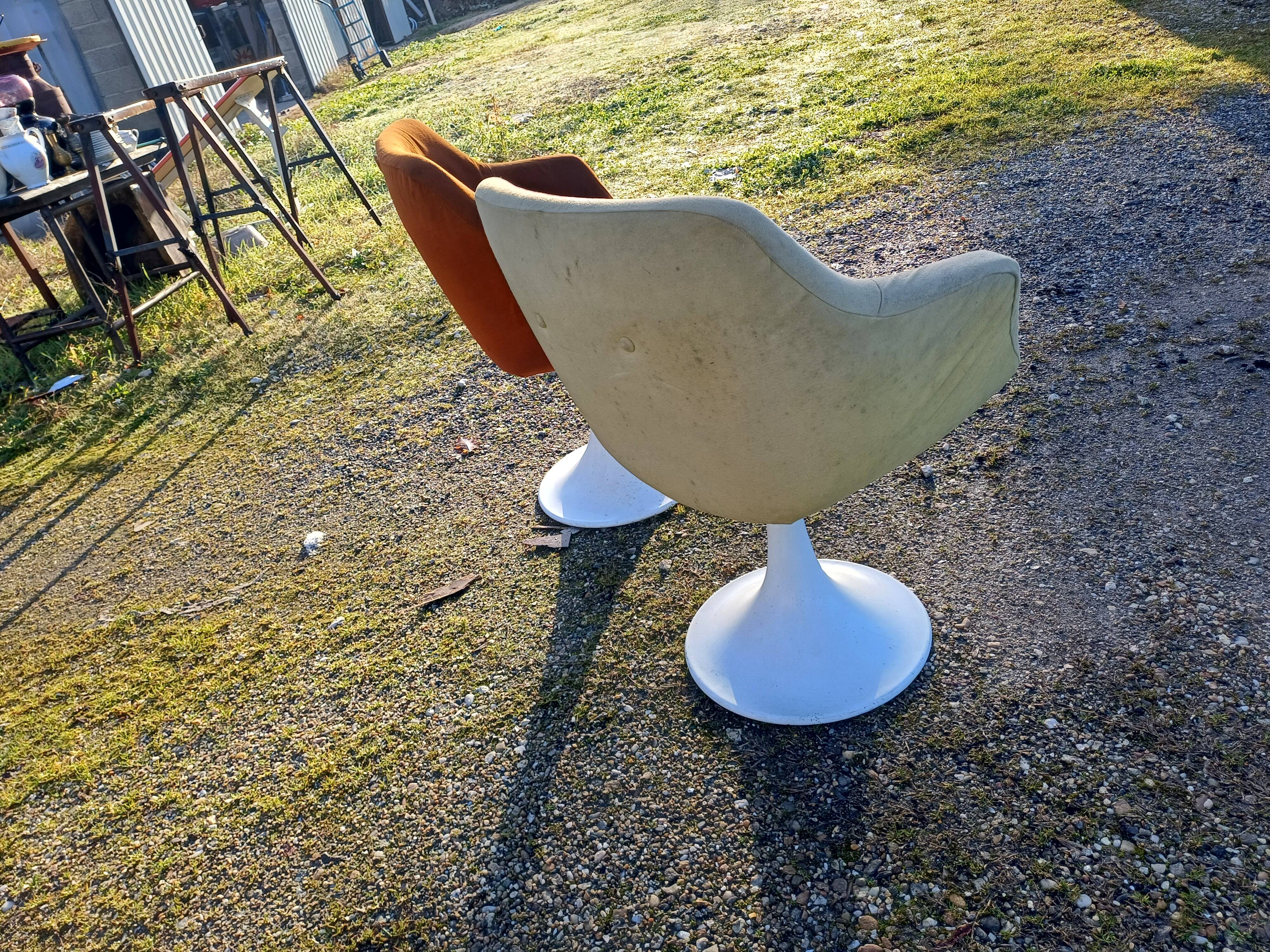 Pair of Vintage Armchairs from the 70s