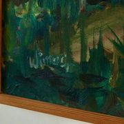 Oil on Swedish canvas "Autumn Landscape", Wimar 48