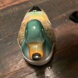 Ceramic duck signed YR