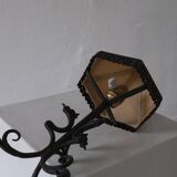 Lampe de table dragon en fer forgé, style Arts & Crafts | Italie | Années 1910