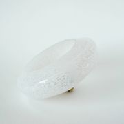 Suspension en verre de Clichy blanc, 1930
