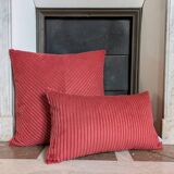 Chevron corduroy cushion