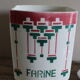 Flour pot Green pink lid Iron Earth Choisy the King