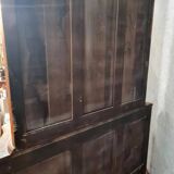 Rare two-body Louis XV curved buffet in walnut