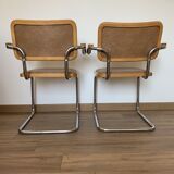 Paire de fauteuils B64 de Marcel Breuer