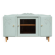 Art Deco sideboard in solid wood – Verdigris – 140 cm